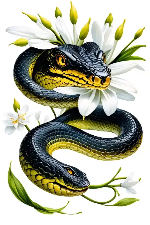 Snake Snow Drop Flowers
