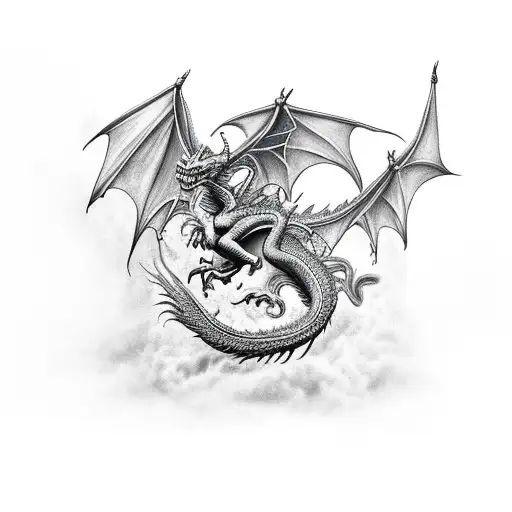 A Dragon Wrapped In Harry Potter Themed Elements