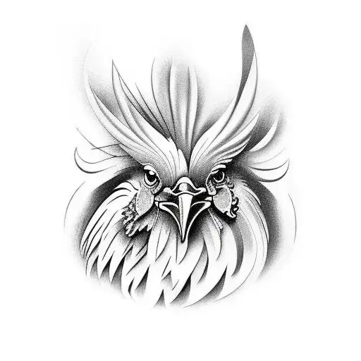 Rooster With Shading