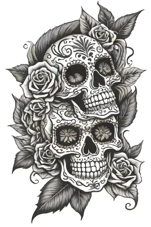 Sugar Skull Punk Rock Inspired