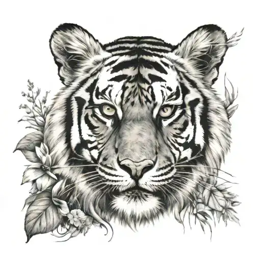 Half Sleeve Inspired By A Tiger