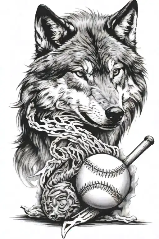 Baseball Wolf