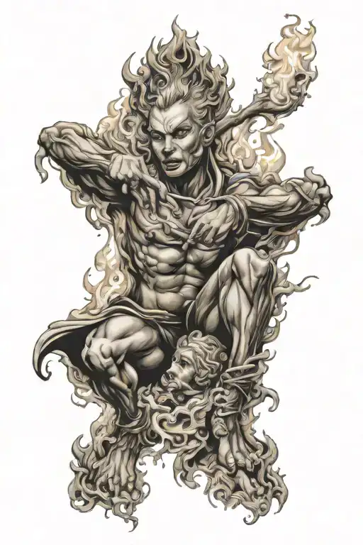 Fire Earth Man Woman Fuck