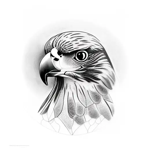 The Attacking Full Black Falcon Is Realistic