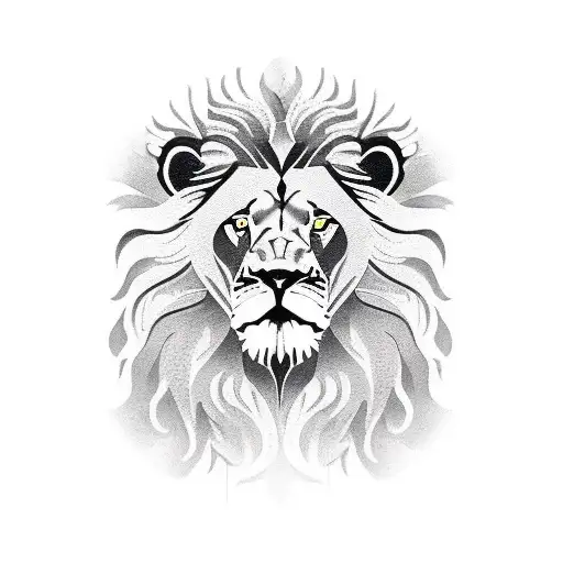 Lion With Clock And Name Of My Son