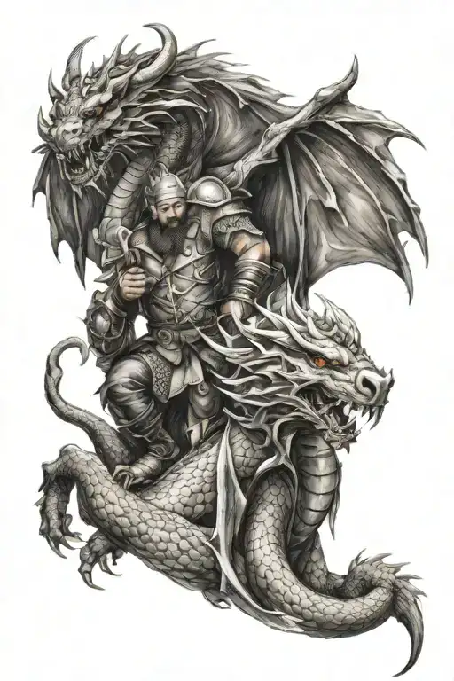 Dragon Ve Ottoman Warrior