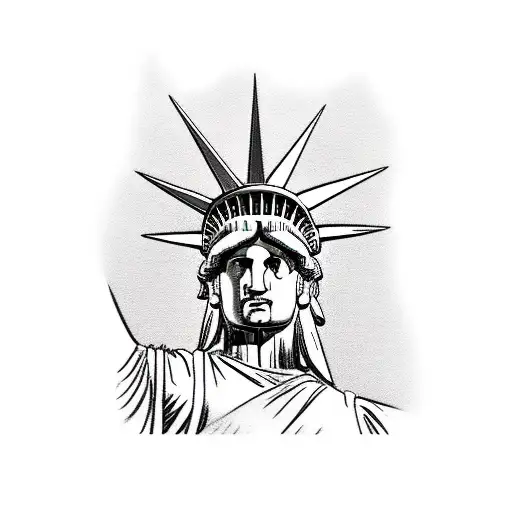 Statue Of Liberty Patriotic With Background