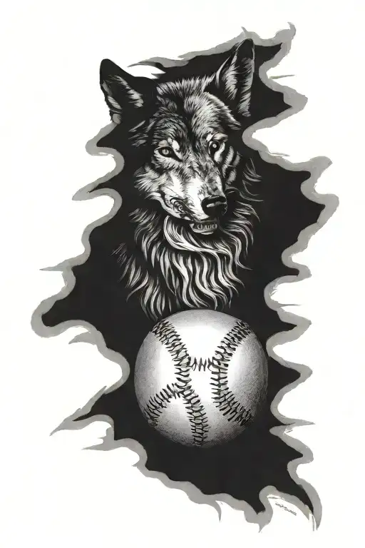 Baseball Wolf