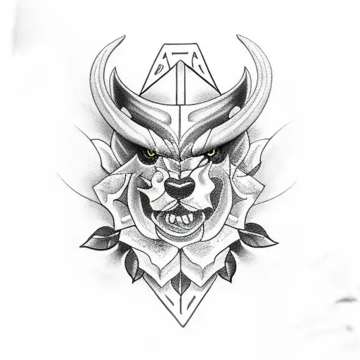 Norse Pagan With Roses