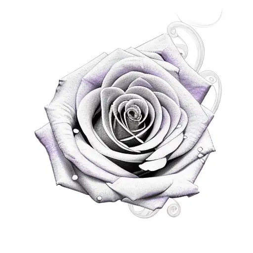 Purple And Black Roses