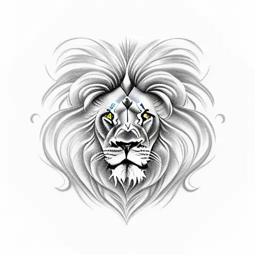 Violoncello And Lion Mixed