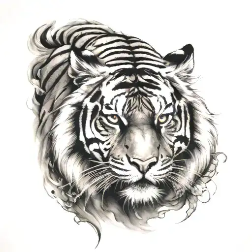 A Tiger As A Samurai