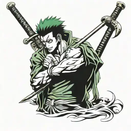 Ichigo Bleach Roronoa Zoro One Piece