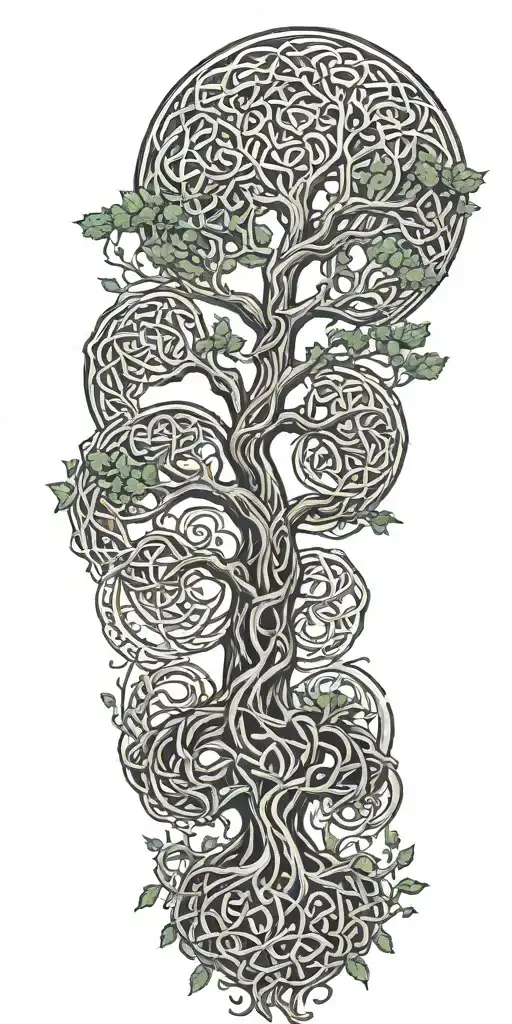 Celtic Tree Of Life Growing
