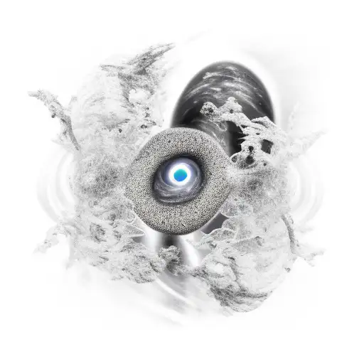 Black Hole Colliding With A Heart