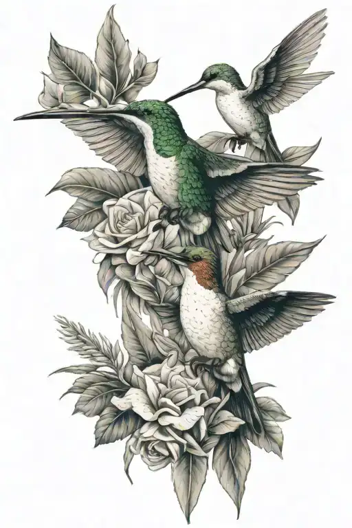 Hummingbird And Pelican