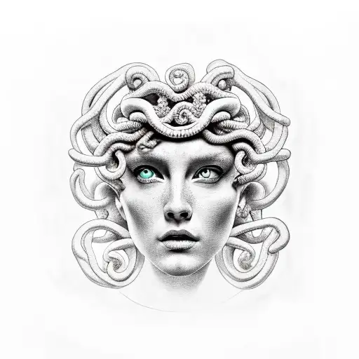 Medusa With Columns