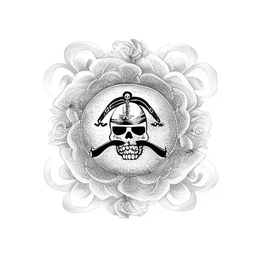 Pirate Ship With Blossoms On It