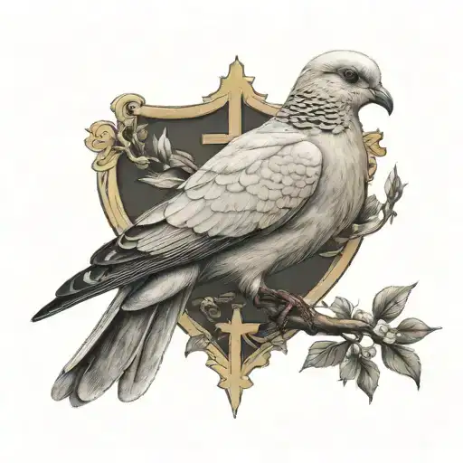 Dove With Cross