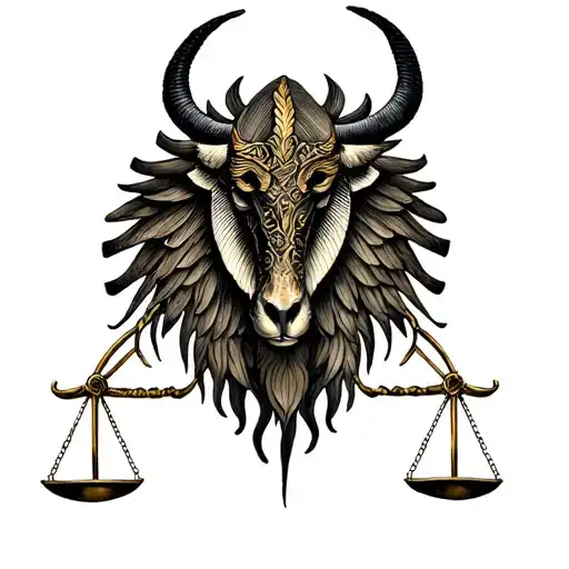 Taruas And Libra Symbol