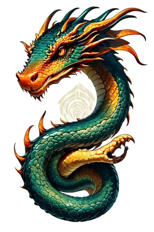 Uroboros Snake Or Dragon