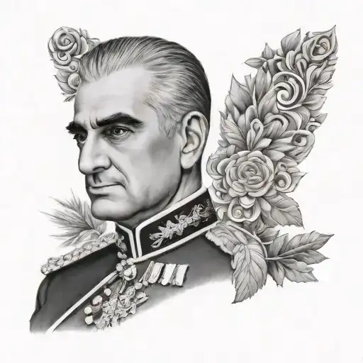 Reza Shah Pahlavi Portrait