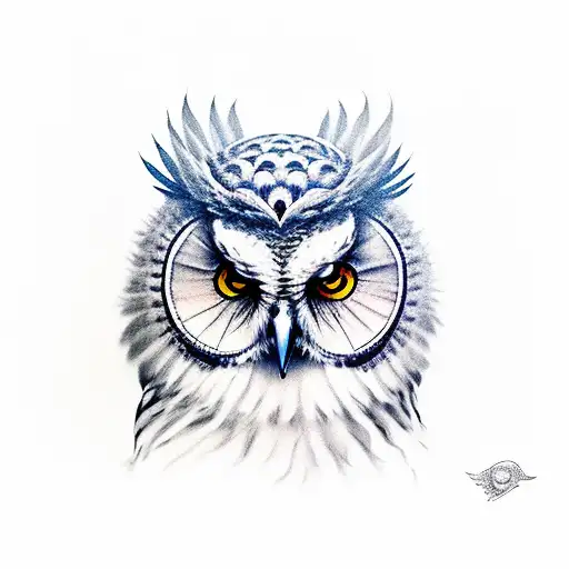 Blueberry With An Owl