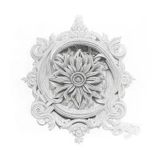 Medieval Floral Window