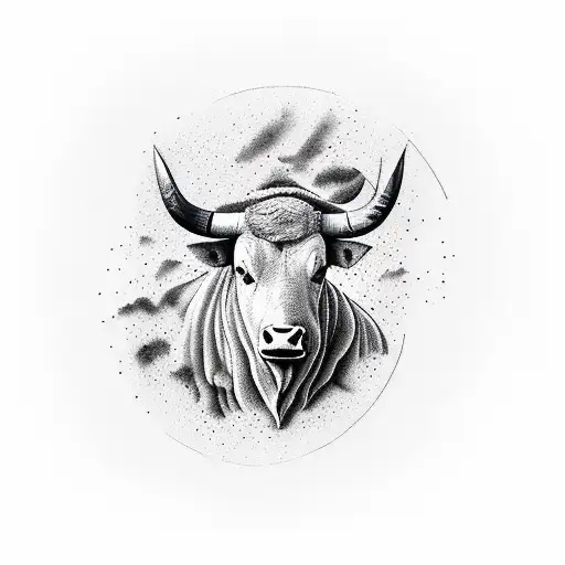 Black Bull Ploughing Field