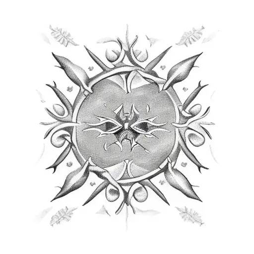 Medieval Floral Window Thorns