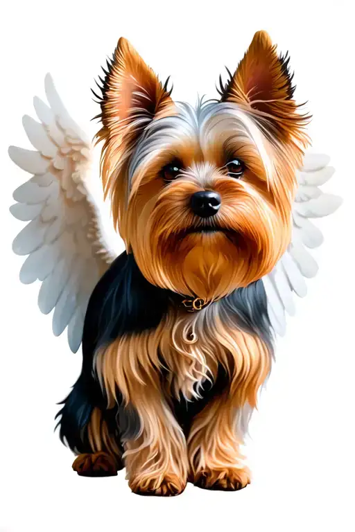 Cairn Terrier Stumpy Tail Angel Wings