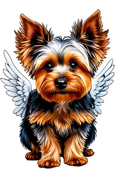 Cairn Terrier Stumpy Tail Angel Wings