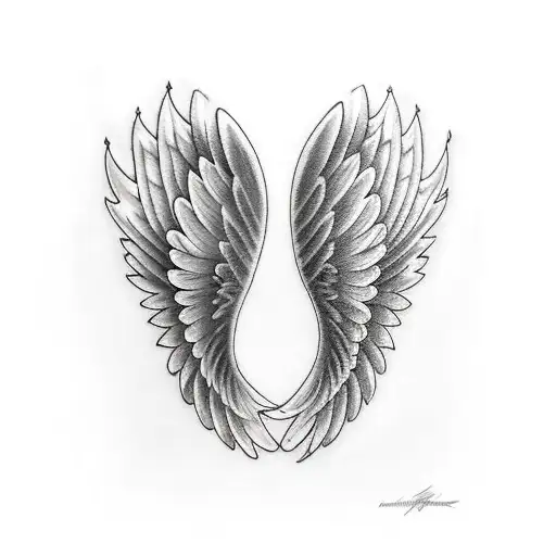 Angel Wings In The Ankle