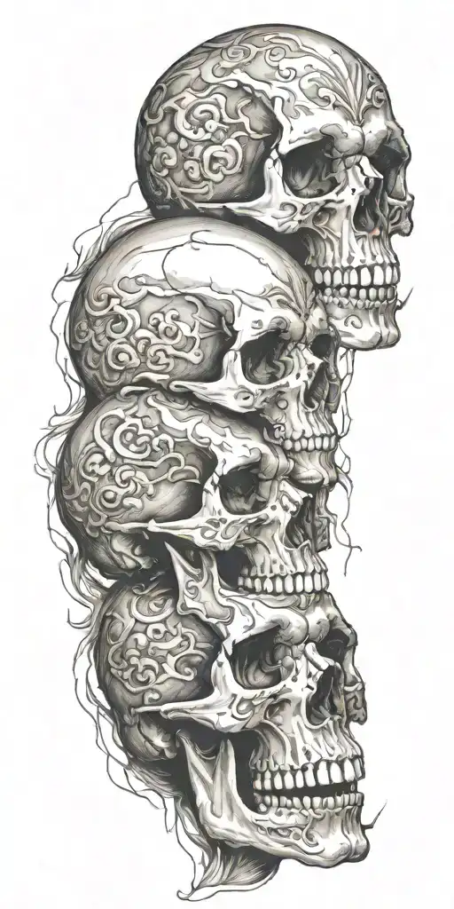 Skulls With Filler