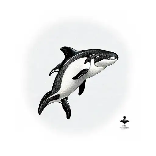 Killer Whale Surface Of Ocean