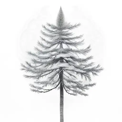 Pine Tree And Monster