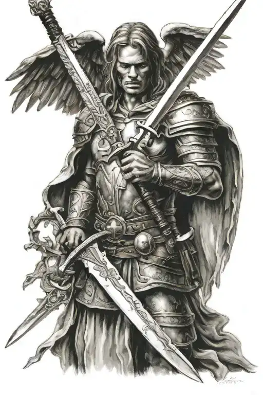Michael Archaangel With Sword
