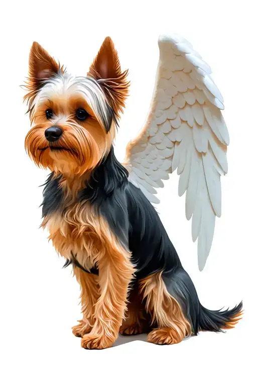 Cairn Terrier Stumpy Tail Angel Wings