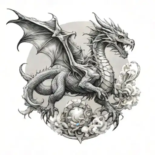 Mid Flight Dragon Ferocious