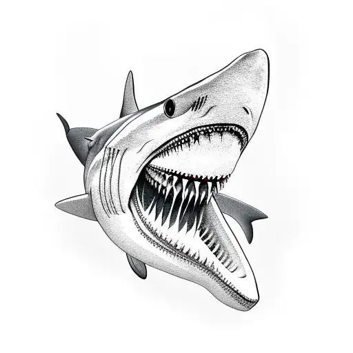 Shark With Gold Teeth