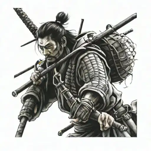 Injured Samurai