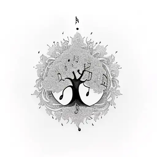 Tree With Music Note Base