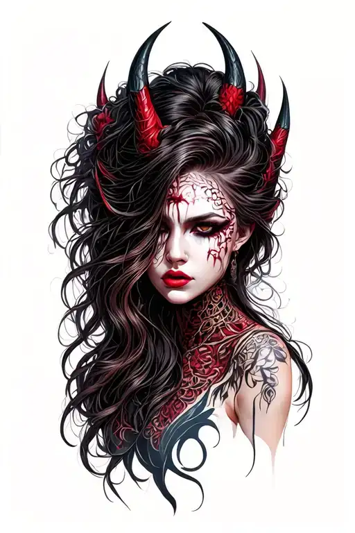 Beautiful Evil Woman