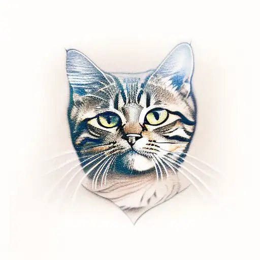 Tabby Cat Smoking A Joint