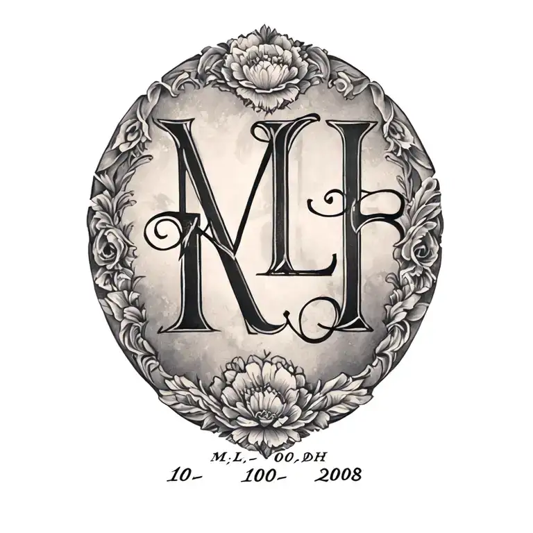 Initials Mlh With Birthdate 10-10-2008