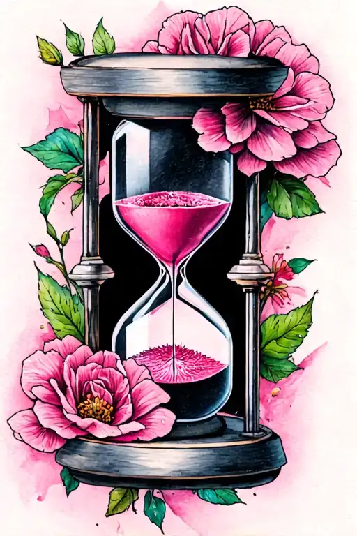 Pink And Hourglass