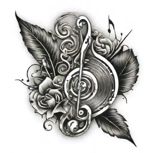 Musical Symbol And Life Related Icons