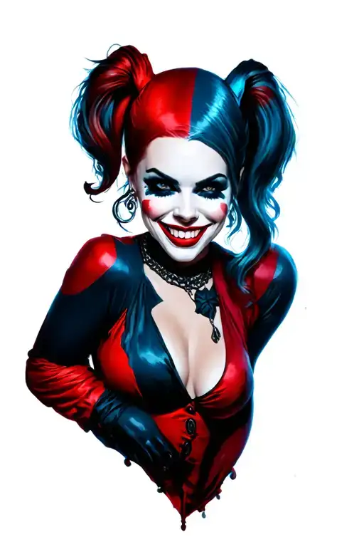 Harley Quinn Smile Made