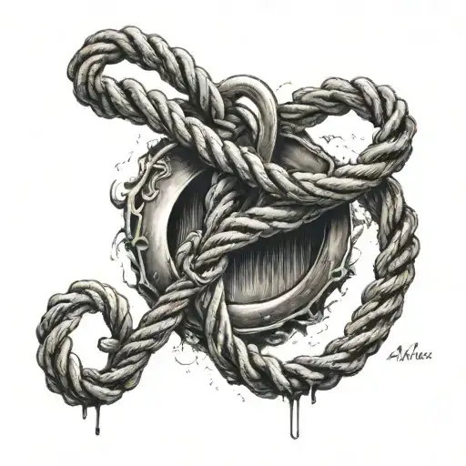 A Semicolon And Noose In One