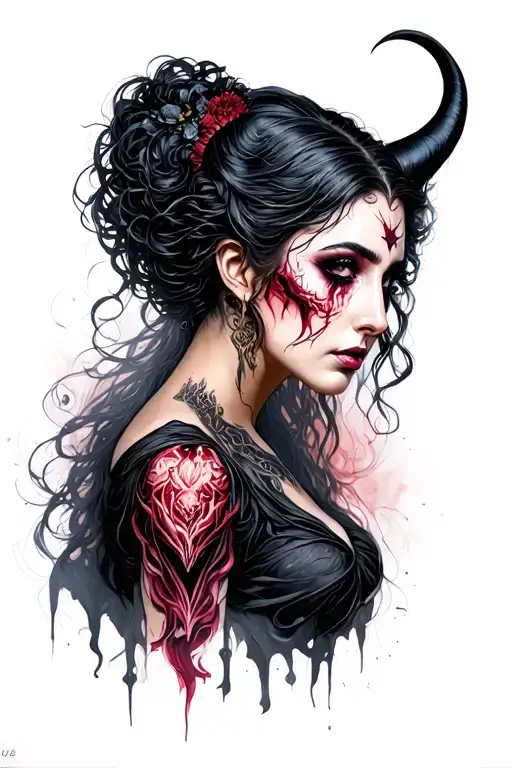 Beautiful Evil Woman